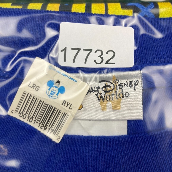 New Vintage Disney Tower Of Terror Shirt Mens L Blue Twilight Zone 90s NWT NOS - Picture 13 of 13